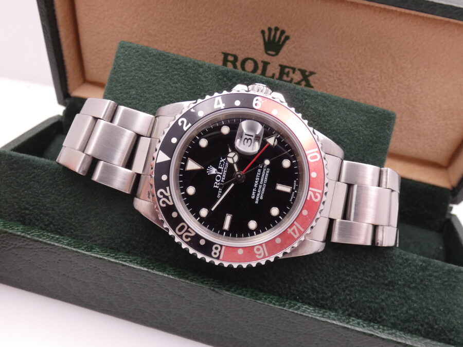 Rolex GMT-Master II 16710 Coke FADED BEZEL Anno1999 Automatico Bracciale Oyster JUST SERVICED - immagine 5
