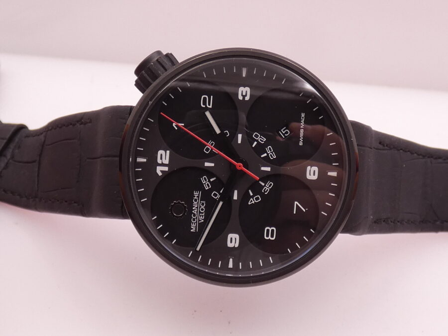 Meccaniche Veloci Quattro Valvole 42 SoloTempo N.O.S. New Old Stock Titanio Automatico Ref. W121K047 - immagine 5