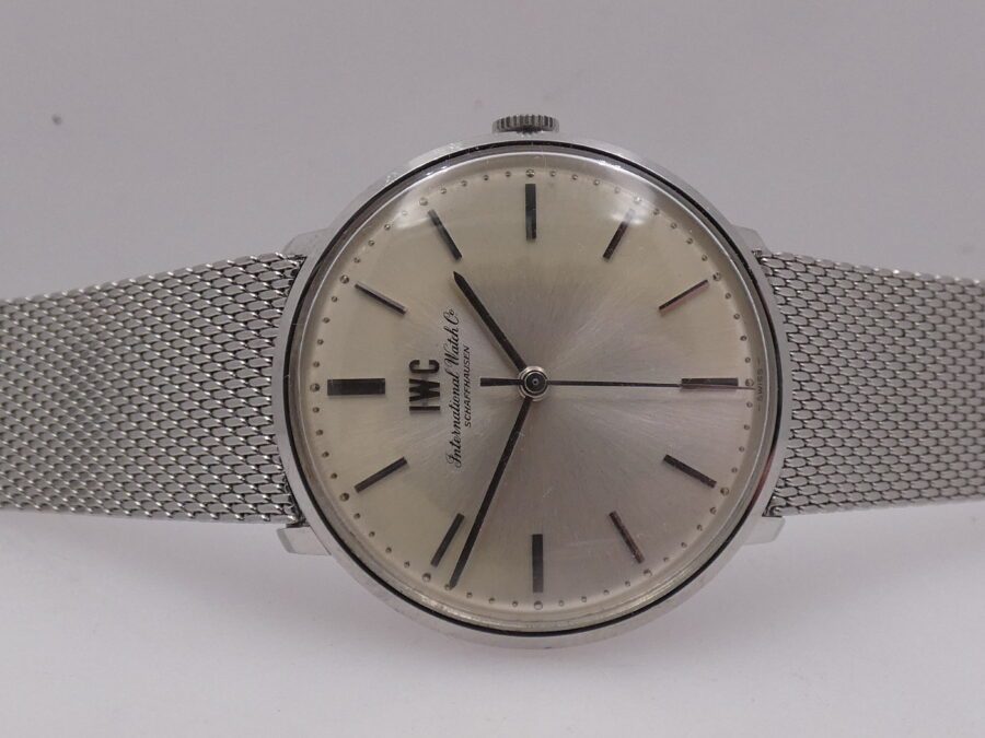 IWC Portofino Vintage 2401 Carica Manuale Cal. 403 ANNI '70 Mesh Bracelet Acciaio - immagine 4