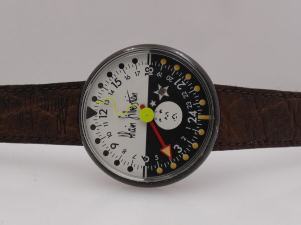 Alain Silberstein Creations Mono Hand Night & Day 24H Black Pvd ANNI '2000s Orologio