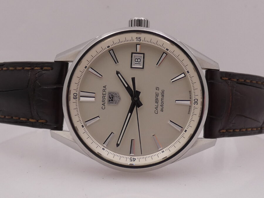 TAG Heuer Carrera Calibre 5 WAR211B ANNI 2000's Automatico Acciaio - immagine 5