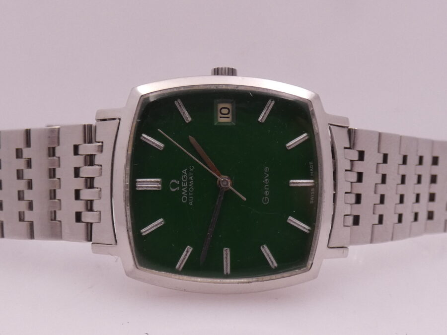 Omega Genève Automatic Date 162.0052 Anni 70 Acciaio Caliber Omega 1020 Vintage - immagine 5