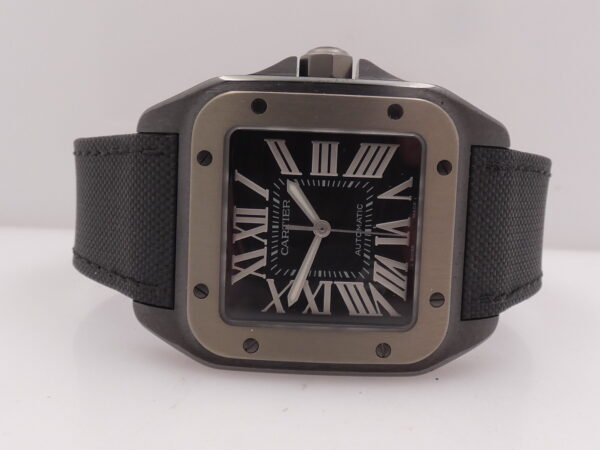 Cartier Santos 100 XL 2656 - W2020010 38mm Steel & Titanium TOP CONDITION Automatic Like New