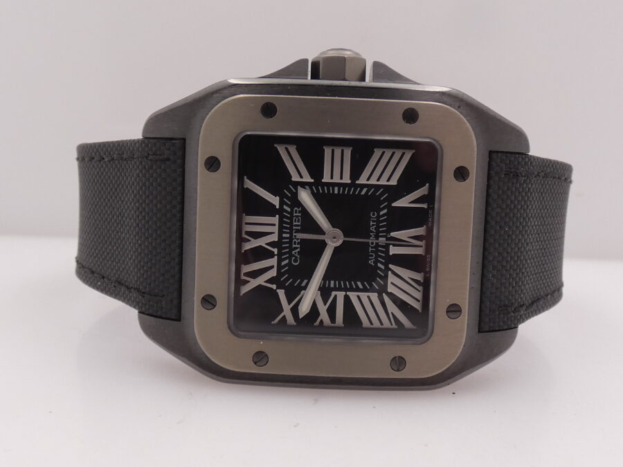 Cartier Santos 100 XL 2656 - W2020010 38mm Steel & Titanium TOP CONDITION Automatic Like New - immagine 4