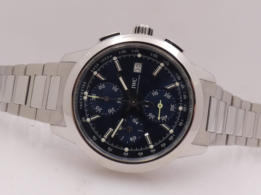 Cronografo IWC Ingenieur IW380802 With PAPERS Anno 2019 Blue Dial Automatic TOP CONDITION Acciaio - immagine 5