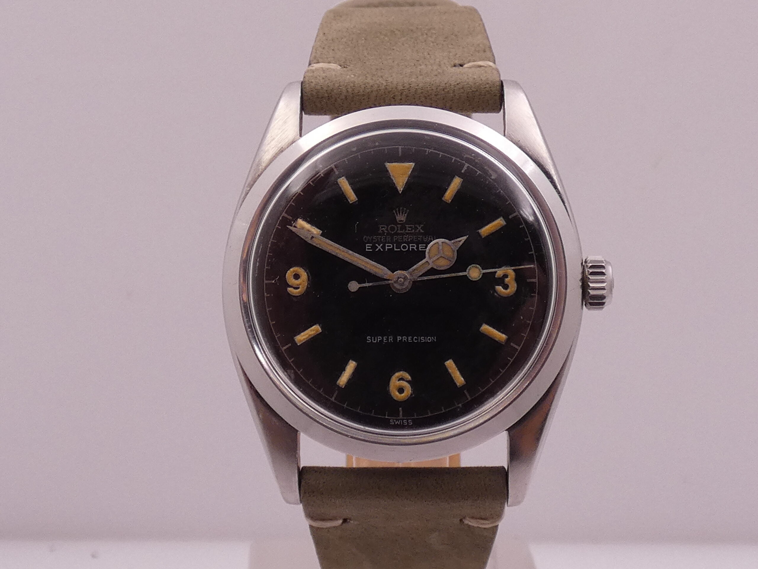 Rolex Explorer 5504 Super Precision ANNO 1958 Automatico Acciaio Rotore a Farfalla - immagine 5