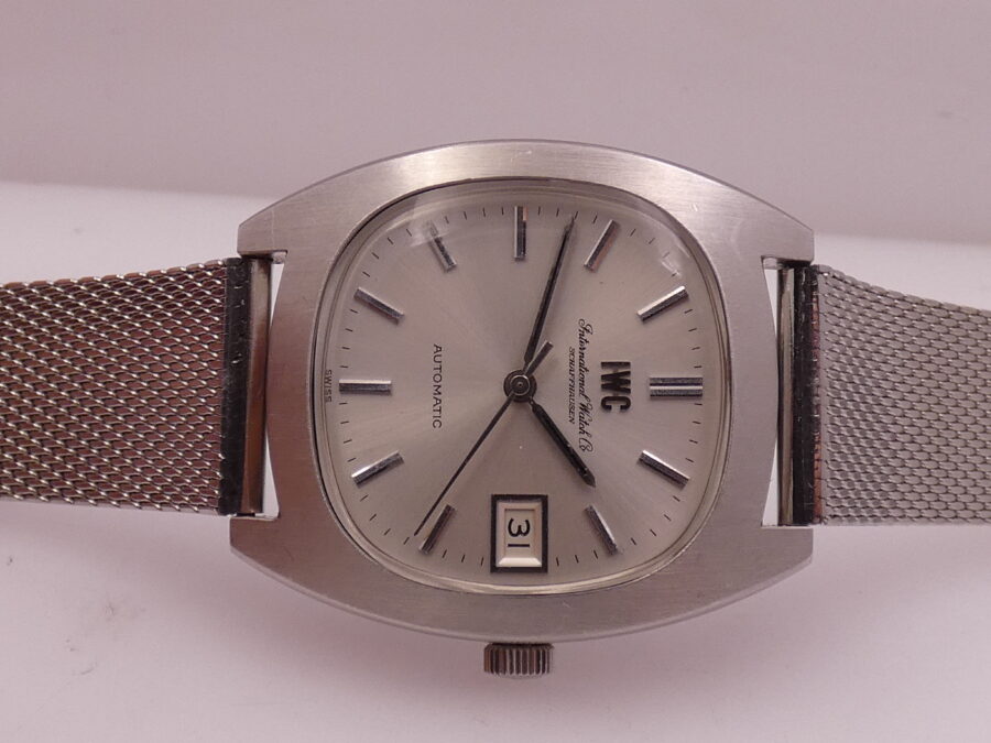 IWC Classic Vintage Cushion 8541B Automatic Date 1872 ANNI '70s Acciaio - immagine 5