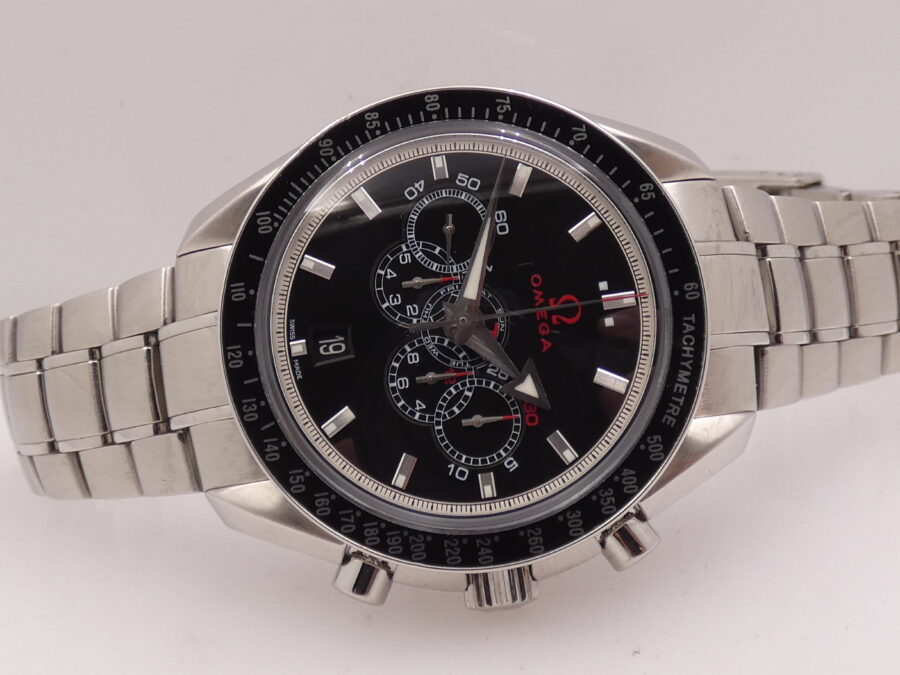 Cronografo Omega Speedmaster Broad Arrow Co-Axial Olympic Collection ANNO 2008 Top Condition Automatico Braccialato Acciaio - immagine 6