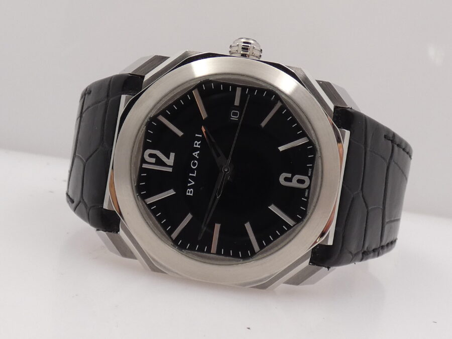 Bulgari Octo BGO 41 S Automatic 41mm Black Dial TOP CONDITION Acciaio - immagine 5