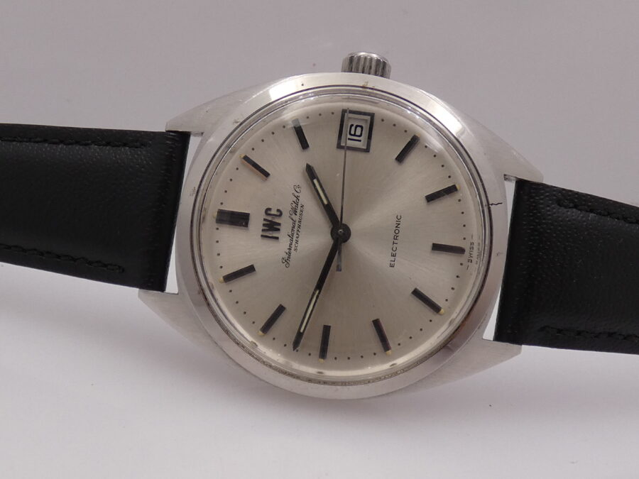 IWC Schaffausen 9162 Electronic Tuning Fork Diapason By Bulova Acciaio Anni 70's Vintage - immagine 6