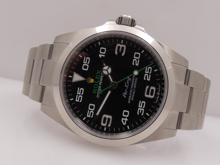 Rolex Air King 126900 40mm NEW BOX&PAPERS Aprile 2023 Automatico Acciaio MAI INDOSSATO - immagine 5