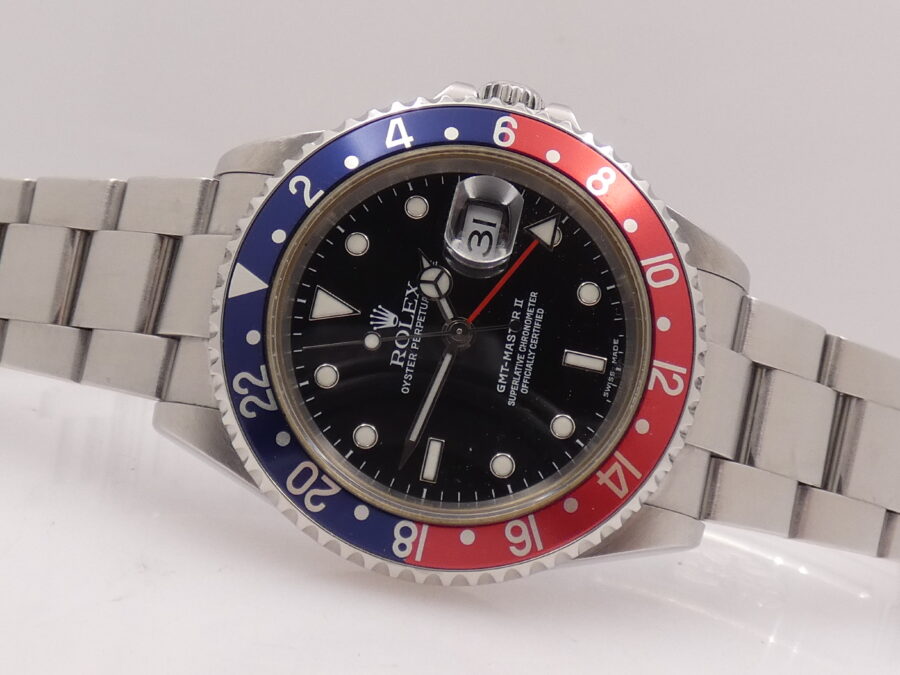 Rolex GMT-Master II 16710T Pepsi SEL Anno 2004 NO FORI BOX&PAPERS Italia Mai Lucidato Automatico Acciaio - immagine 5