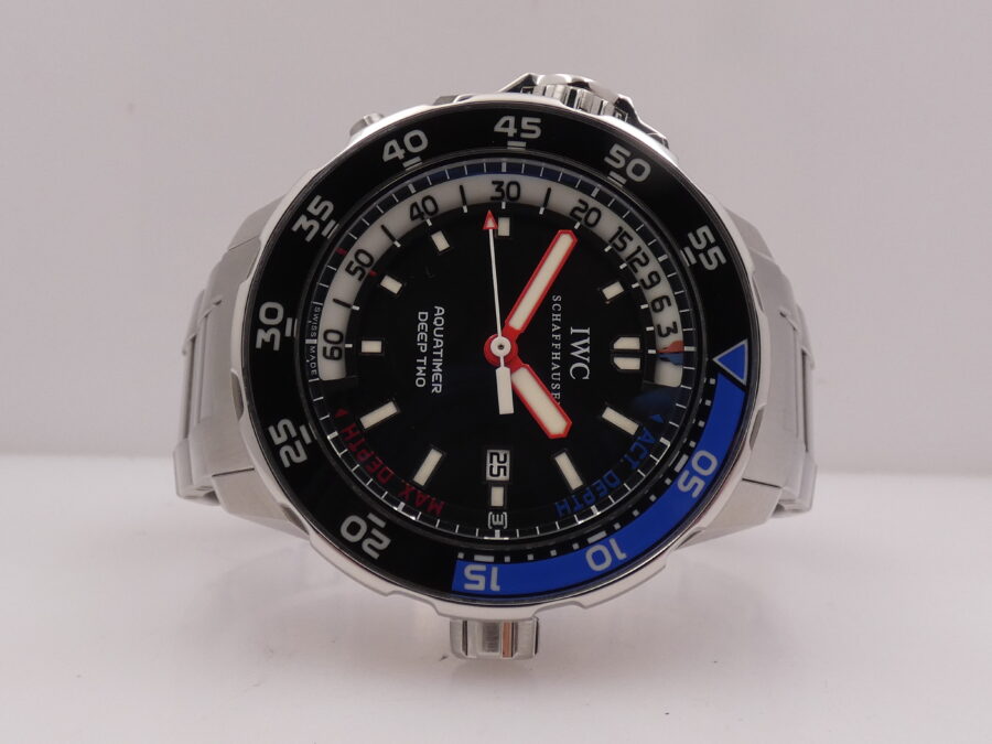 IWC Aquatimer Deep Two 46mm IW3547 WITH PAPERS TOP CONDITION Automatico Acciaio Braccialato - immagine 5