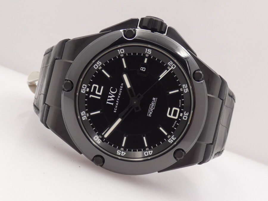 IWC Ingenieur AMG Black Series Ceramic IW3225 46mm WITH PAPERS Anno 2017 Automatic Date - immagine 5