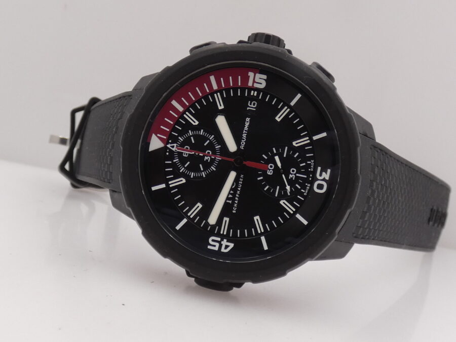 Cronografo IWC Aquatimer Galapagos Islands 45mm WITH PAPERS Anno 2017 Automatico Edition La Cumbre Vulcano IW379505 - immagine 5