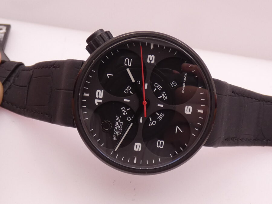 Meccaniche Veloci Quattro Valvole 42 SoloTempo N.O.S. New Old Stock Titanio Automatico Ref. W121K047 - immagine 6