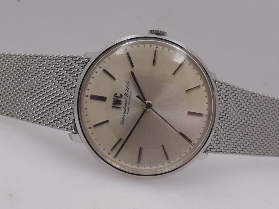 IWC Portofino Vintage 2401 Carica Manuale Cal. 403 ANNI '70 Mesh Bracelet Acciaio - immagine 5
