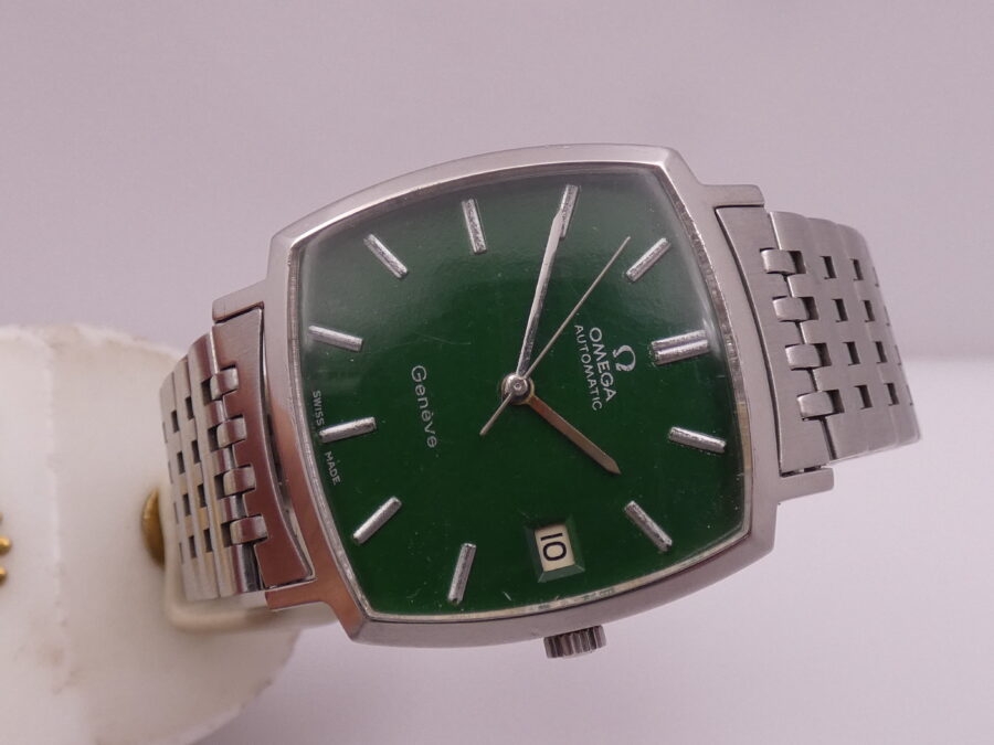 Omega Genève Automatic Date 162.0052 Anni 70 Acciaio Caliber Omega 1020 Vintage - immagine 6