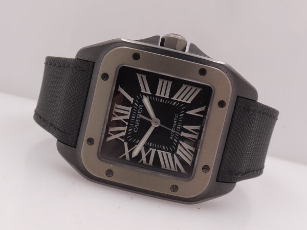 Cartier Santos 100 XL 2656 - W2020010 38mm Steel & Titanium TOP CONDITION Automatic Like New