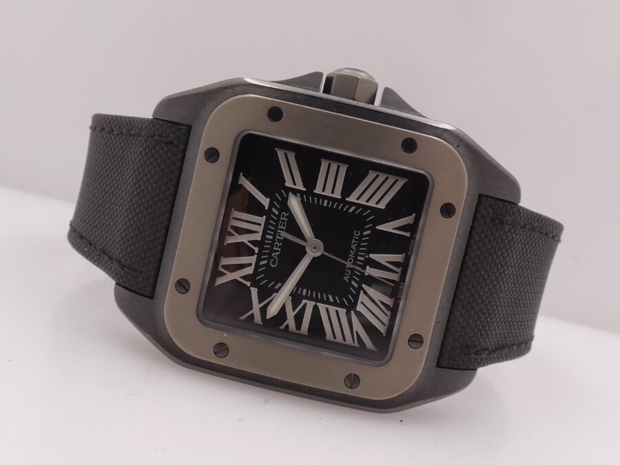 Cartier Santos 100 XL 2656 - W2020010 38mm Steel & Titanium TOP CONDITION Automatic Like New - immagine 5