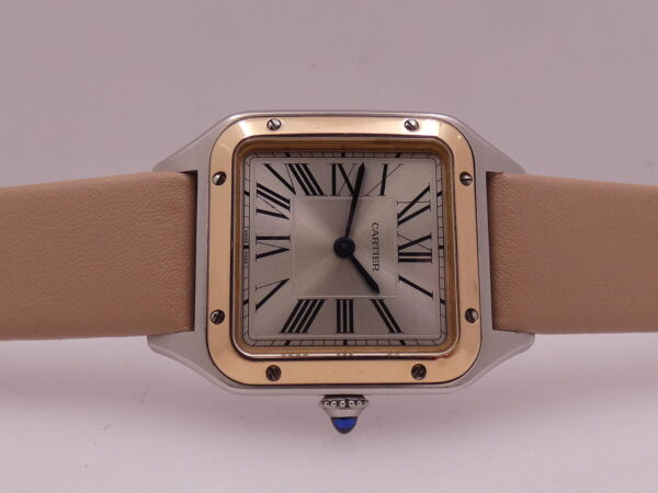 Cartier Santos Dumont Lady 27,5mm Acciaio & Oro Rosa 18Kt 4213 TOP CONDITION For Ladies W2SA0012