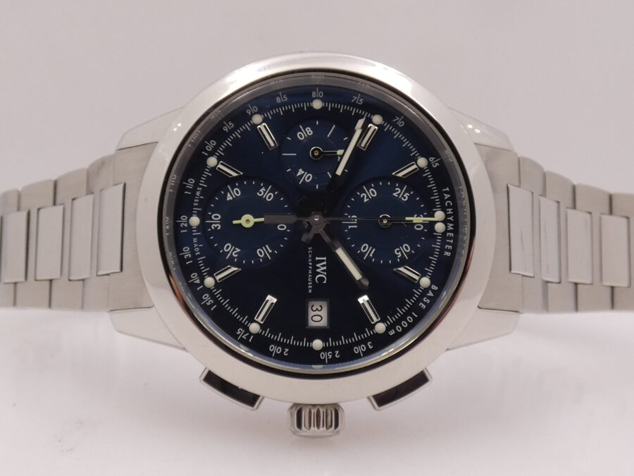 Cronografo IWC Ingenieur IW380802 With PAPERS Anno 2019 Blue Dial Automatic TOP CONDITION Acciaio - immagine 6
