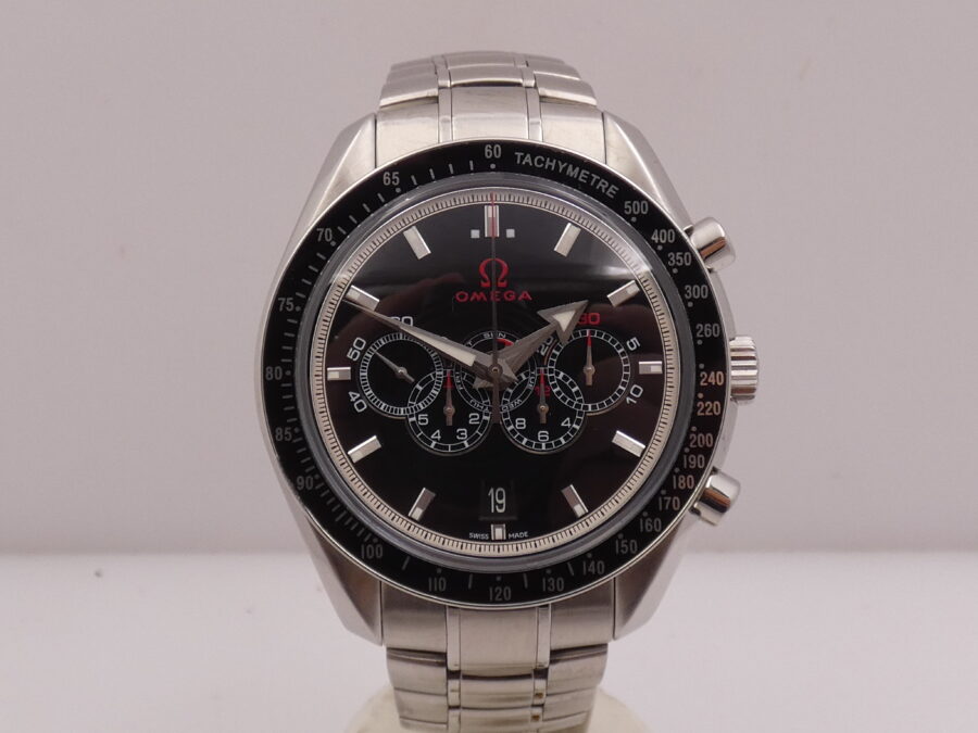 Cronografo Omega Speedmaster Broad Arrow Co-Axial Olympic Collection ANNO 2008 Top Condition Automatico Braccialato Acciaio - immagine 7