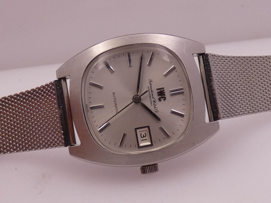 IWC Classic Vintage Cushion 8541B Automatic Date 1872 ANNI '70s Acciaio - immagine 6