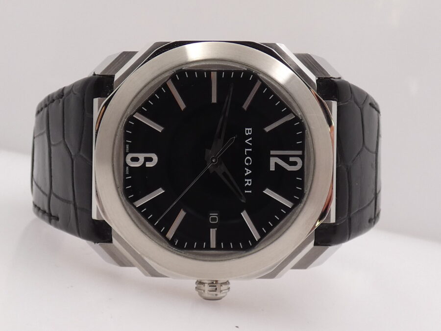 Bulgari Octo BGO 41 S Automatic 41mm Black Dial TOP CONDITION Acciaio - immagine 6