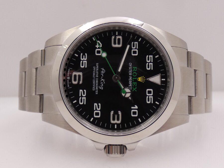 Rolex Air King 126900 40mm NEW BOX&PAPERS Aprile 2023 Automatico Acciaio MAI INDOSSATO - immagine 6