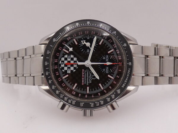 Cronografo Omega Speedmaster Day Date Racing Schumacher Triple Date BOX&PAPERS Anno 2014 Automatico Acciaio EDIZIONE LIMITATA 5555pc Ref. 3529.50.00