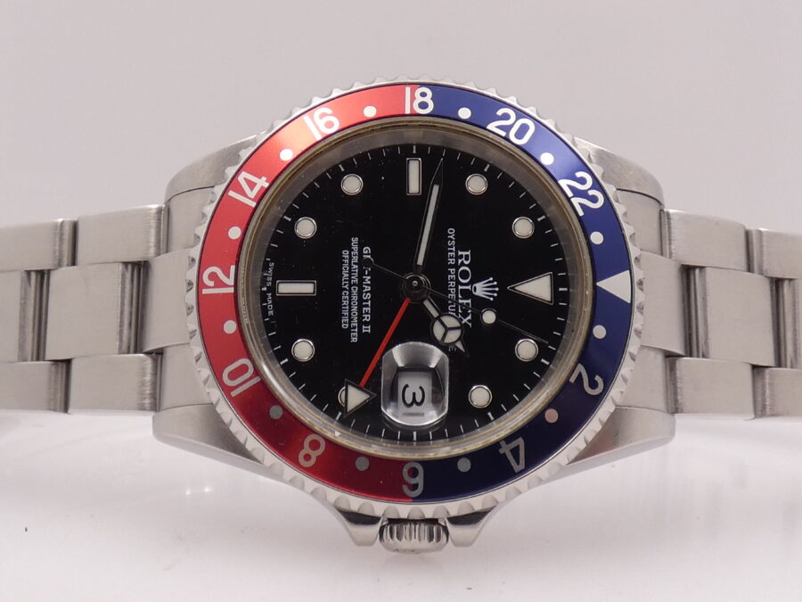 Rolex GMT-Master II 16710T Pepsi SEL Anno 2004 NO FORI BOX&PAPERS Italia Mai Lucidato Automatico Acciaio - immagine 6