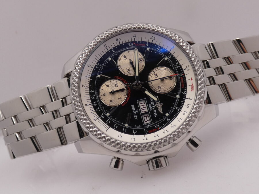 Cronografo Breitling Bentley GT Day-Date A13362 BOX&PAPERS Anno 2005 TOP CONDITION Special Edition - immagine 6