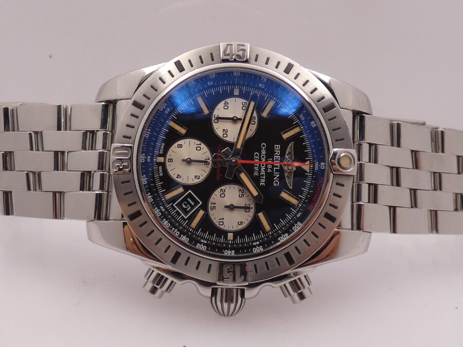 Breitling Chronomat Chronograph 44 Airborne AB0115 With PAPERS Automatic Top Condition YEAR 2015 With Bracelet Edition Speciale 30° Anniversaire Chronometre Certifie - immagine 6