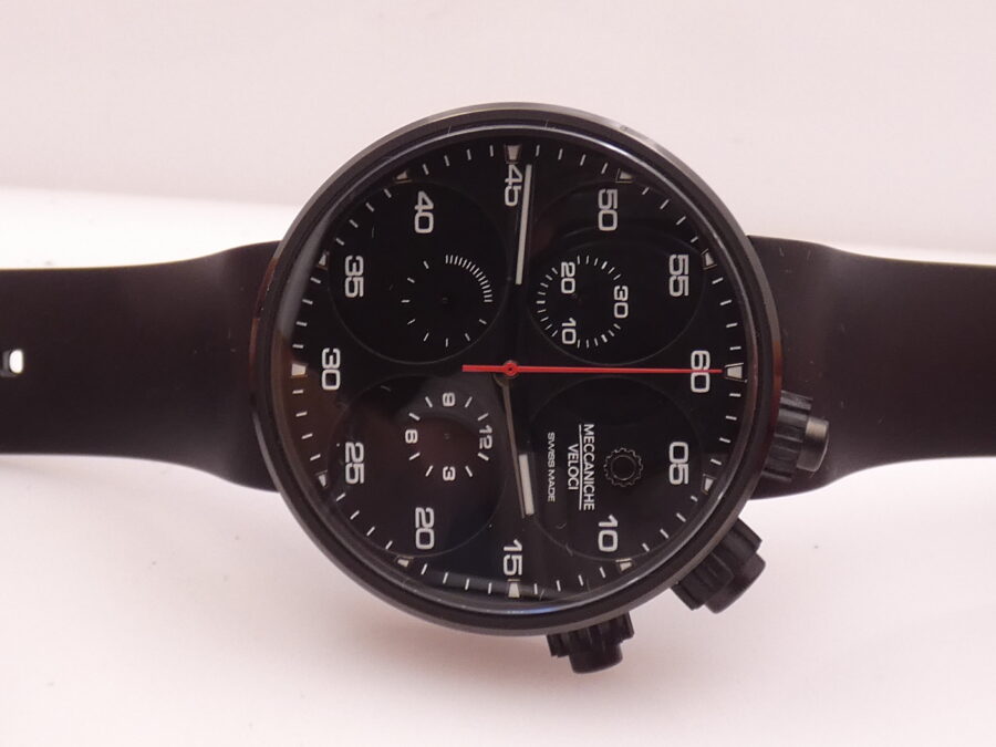 Cronografo Meccaniche Veloci Quattro Valvole 44  N.O.S. New Old Stock Titanio Automatico Ref. W123K075 - immagine 7