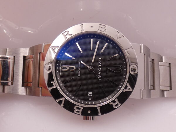 Bulgari Bulgari BB 38 SS Honeycomb Dial Automatic TOP CONDITION Acciaio Braccialato ANNI '2000s