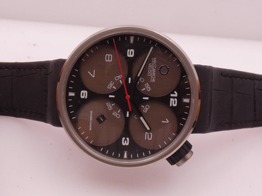Meccaniche Veloci Quattro Valvole 42 SoloTempo N.O.S. New Old Stock Titanio Automatico Ref. W121K048 - immagine 7