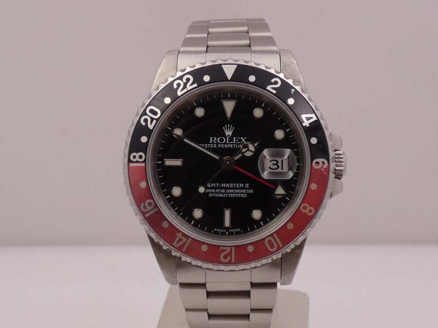 Rolex GMT-Master II 16710 Coke FADED BEZEL Anno1999 Automatico Bracciale Oyster JUST SERVICED - immagine 7