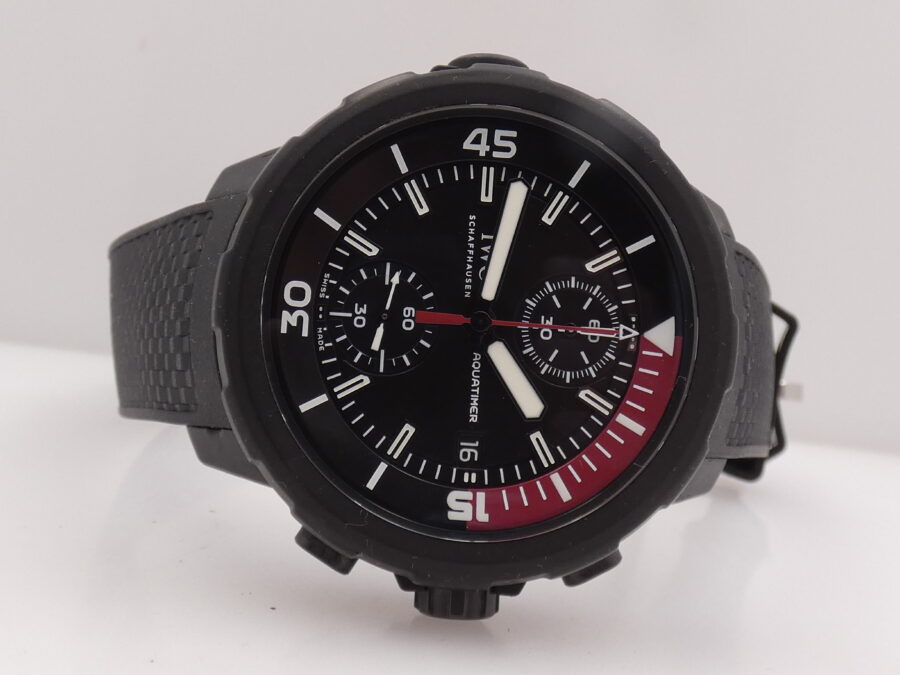 Cronografo IWC Aquatimer Galapagos Islands 45mm WITH PAPERS Anno 2017 Automatico Edition La Cumbre Vulcano IW379505 - immagine 6