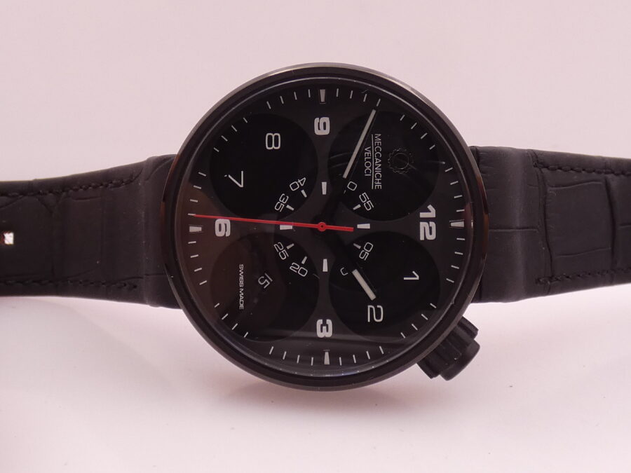 Meccaniche Veloci Quattro Valvole 42 SoloTempo N.O.S. New Old Stock Titanio Automatico Ref. W121K047 - immagine 7