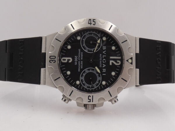 Cronografo Bulgari Scuba Diagono SCB 38 S Automatic Chronometer Acciaio ANNI '2000