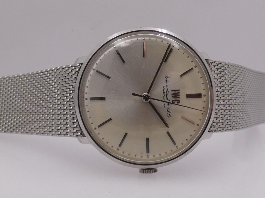 IWC Portofino Vintage 2401 Carica Manuale Cal. 403 ANNI '70 Mesh Bracelet Acciaio - immagine 6