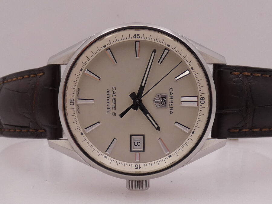 TAG Heuer Carrera Calibre 5 WAR211B ANNI 2000's Automatico Acciaio - immagine 7