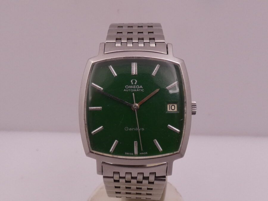 Omega Genève Automatic Date 162.0052 Anni 70 Acciaio Caliber Omega 1020 Vintage - immagine 7