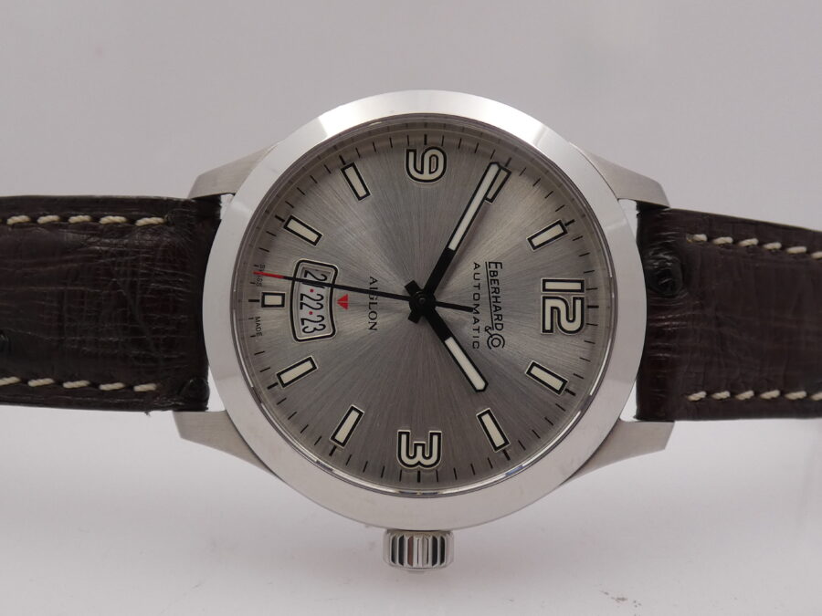 Eberhard & Co. Aiglon Grande Taille 41030 N.O.S BOX&PAPERS Anno 2016 Automatico Acciaio New Old Stock - immagine 6
