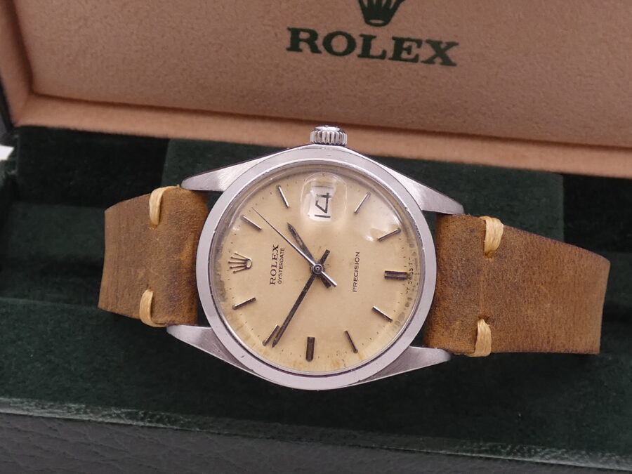 Rolex Oysterdate Precision 6694 Anno 1971 Original Dial Manuale Cal. 1225 Vintage - immagine 8