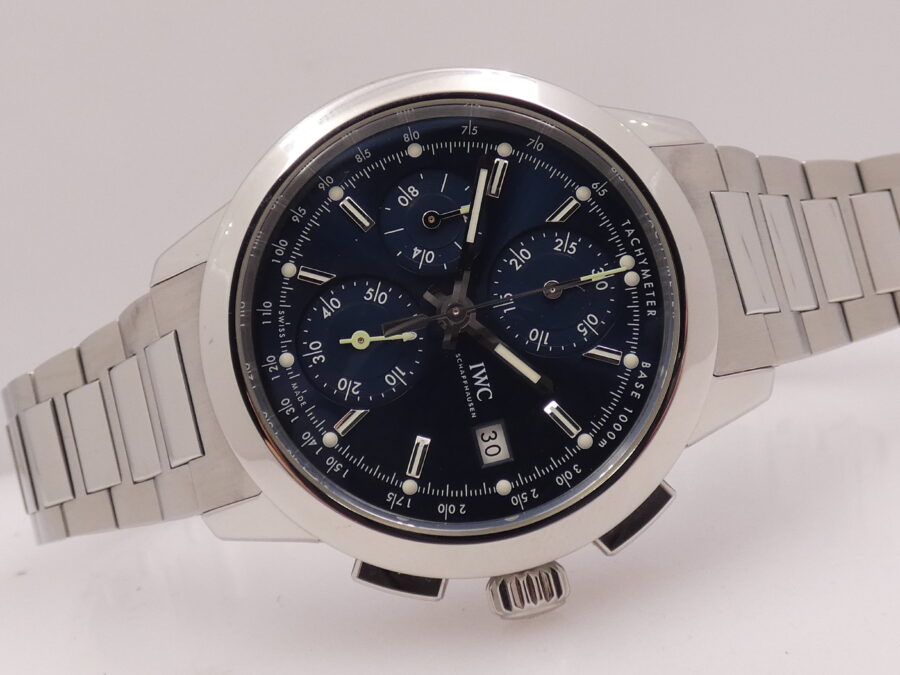 Cronografo IWC Ingenieur IW380802 With PAPERS Anno 2019 Blue Dial Automatic TOP CONDITION Acciaio - immagine 7
