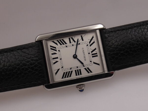 Cartier Tank Solo 3169 With PAPERS Anno 2017 TOP CONDITION Acciaio