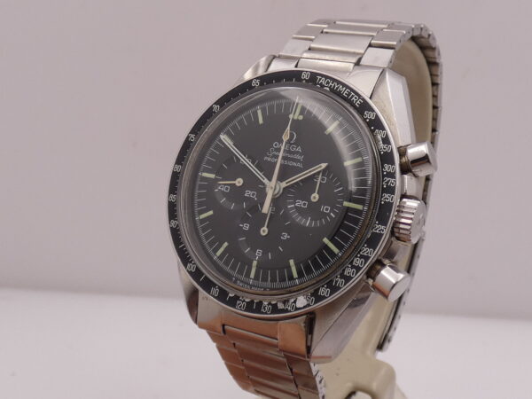 Cronografo Omega Speedmaster Professional Moonwatch Tritium 145.022 With PAPERS ANNO 1972 RARO BRACCIALE ELASTICO 1039/516