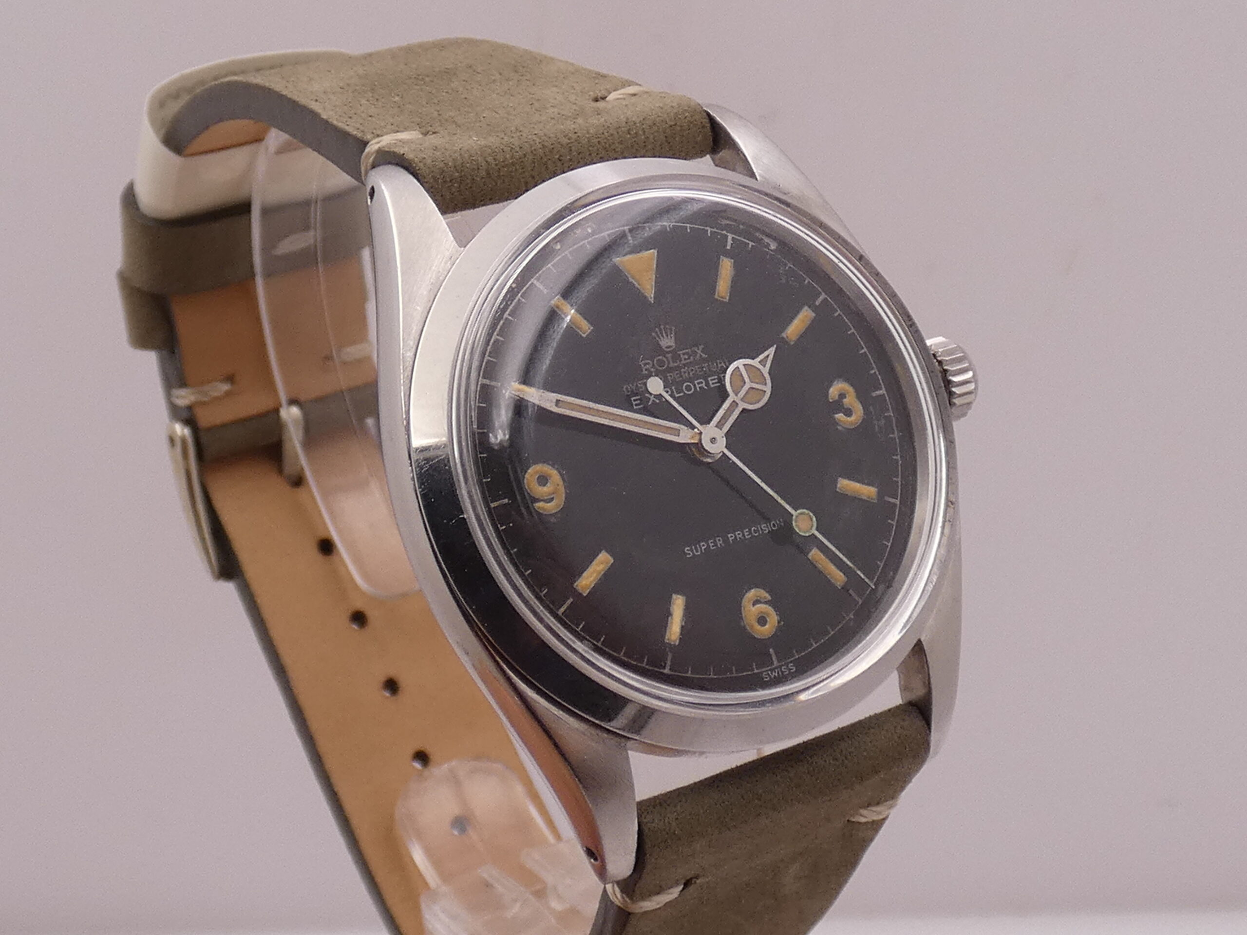 Rolex Explorer 5504 Super Precision ANNO 1958 Automatico Acciaio Rotore a Farfalla - immagine 7